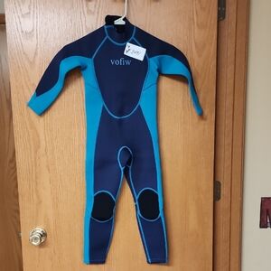 Vofiw Kids Swim Wetsuit - Blue and Black size 6 number 3491 nwot